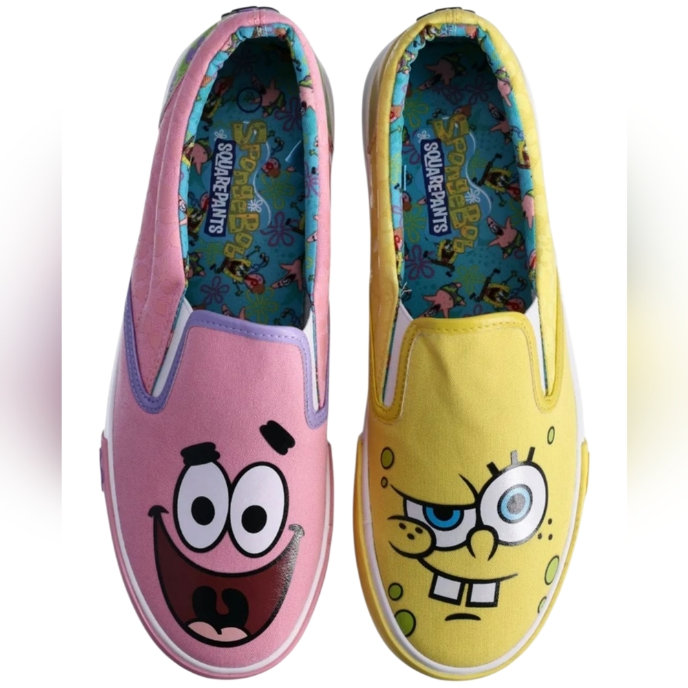 New Nickelodeon Spongebob SquarePant Multicolor Size 81/2